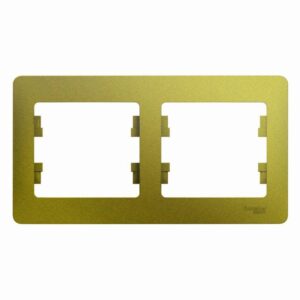 Рамка 2-м Glossa горизонт. фисташк. SE GSL001002 оптом купить цена