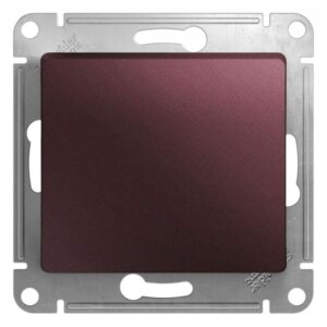 Выключатель 1-кл. СП Glossa 10А IP20 (сх. 1) 10AX механизм баклажан. SE GSL001111 оптом купить цена