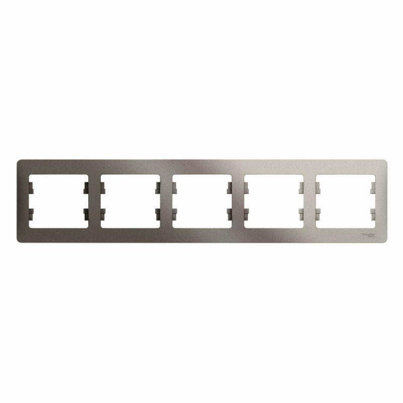 Рамка 5-м Glossa горизонт. платина SE GSL001205 купить оптом выгодно Рамка 5-м Glossa горизонт. платина SE GSL001205 оптом купить цена