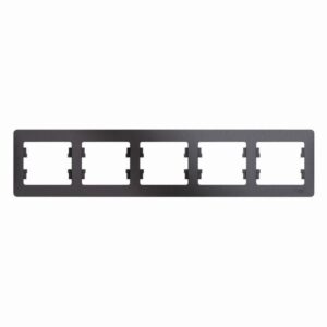 Рамка 5-м Glossa горизонт. графит SE GSL001305 оптом купить цена