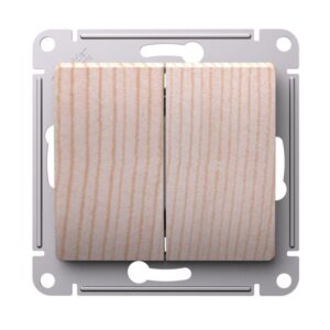 Выключатель 2-кл. Glossa сх.5 10АХ механизм сосна SE GSL001551 оптом купить цена