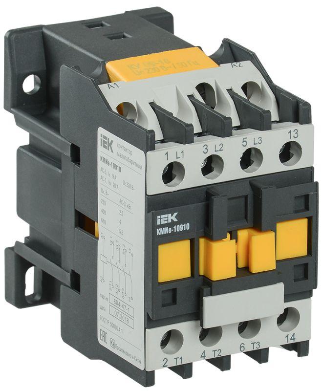 Контактор КМИе-10910 9А 230В/АС3 1НО IEK KKME11-009-230-10 купить оптом выгодно Контактор КМИе-10910 9А 230В/АС3 1НО IEK KKME11-009-230-10 оптом купить цена