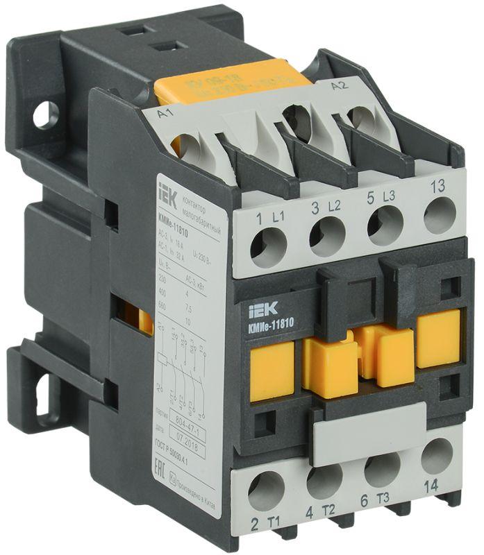 Контактор КМИе-11810 18А 230В/АС3 1НО IEK KKME11-018-230-10 купить оптом выгодно Контактор КМИе-11810 18А 230В/АС3 1НО IEK KKME11-018-230-10 оптом купить цена