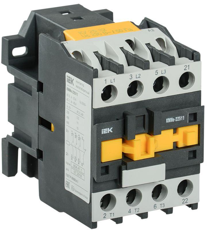 Контактор КМИе-22510 25А 400В/АС3 1НО IEK KKME21-025-400-10 купить оптом выгодно Контактор КМИе-22510 25А 400В/АС3 1НО IEK KKME21-025-400-10 оптом купить цена