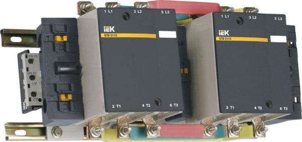 Контактор КТИ-52653 реверс 265А 230В/АС3 IEK KKT53-265-230-10 оптом купить цена