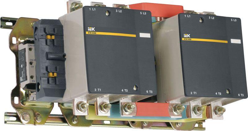 Контактор КТИ-65003 реверс 500А 230В/АС3 IEK KKT63-500-230-10 купить оптом выгодно Контактор КТИ-65003 реверс 500А 230В/АС3 IEK KKT63-500-230-10 оптом купить цена