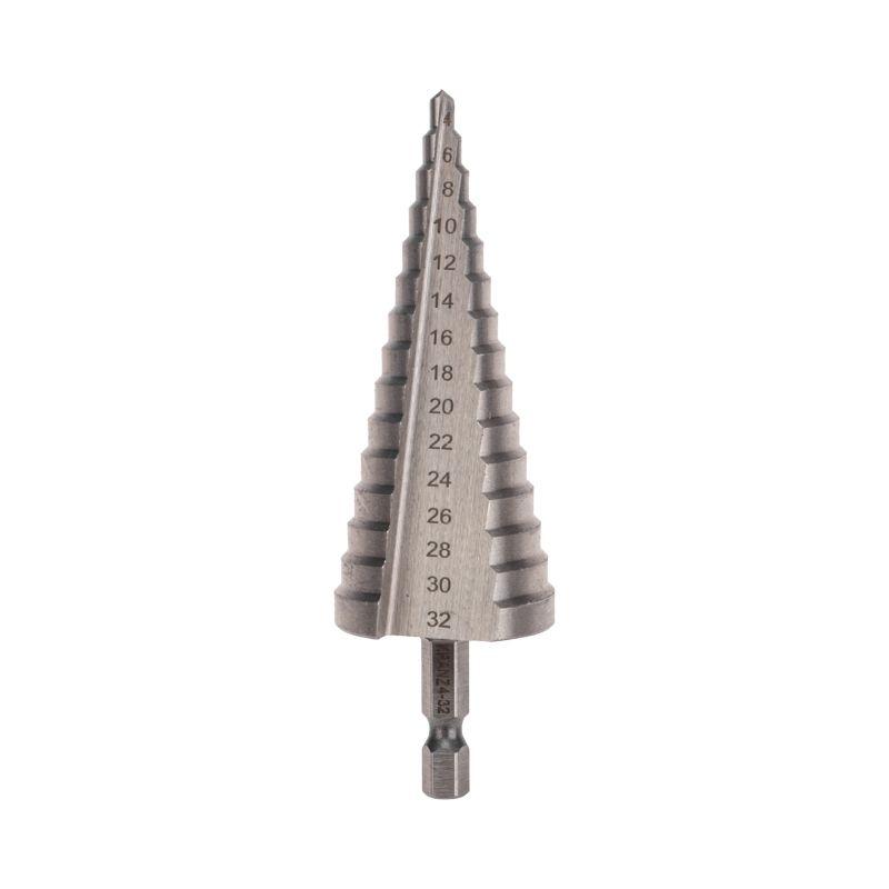 Сверло по металлу ступенчатое 4.0-32.0мм Kranz KR-12-6603 купить оптом выгодно Сверло по металлу ступенчатое 4.0-32.0мм Kranz KR-12-6603 оптом купить цена