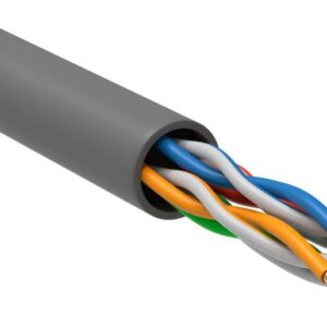 Кабель витая пара U/UTP кат.5E 4х2х24AWG solid PVC сер. (м) ITK LC1-C5E04-111 оптом купить цена