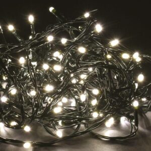 Гирлянда "Нить" 10м 100LED тепл. бел. IP20 провод зел. 230В с контроллером 8 режимов IEK LGDB110-1-100-10-G-S-20 оптом купить цена