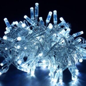 Гирлянда "Нить" 20м 200LED бел. IP44 провод прозр. 230В с контроллером 8 режимов IEK LGDU111-2-200-20-T-S-44 оптом купить цена
