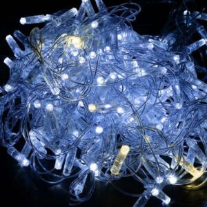 Гирлянда "Нить" 10м 100LED бел. IP44 провод прозр. 230В мерцание транзит IEK LGDU121-2-100-10-T-S-44 оптом купить цена