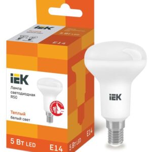 Лампа светодиодная ECO R50 5Вт 3000К тепл. бел. E14 450лм 230-240В IEK LLE-R50-5-230-30-E14 оптом купить цена