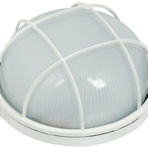 Светильник НПП 1102 100Вт E27 IP54 бел. круг с решеткой IEK LNPP0-1102-1-100-K01 оптом купить цена