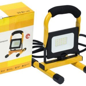 Прожектор светодиодный СДО 06-20П 6500К IP65 переносной черн. IEK LPDO603-020-65-K02 оптом купить цена