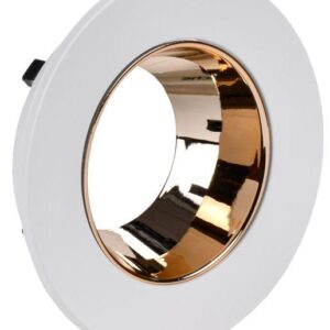 Светильник 4106 встраиваемый поворотный GU10 бел./золото пласт. IEK LT-UVB0-4106-GU10-1-K22 оптом купить цена