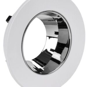 Светильник 4106 встраиваемый поворотный GU10 бел./хром пласт. IEK LT-UVB0-4106-GU10-1-K23 оптом купить цена