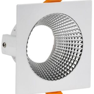 Светильник 4110 встраиваемый поворотный GU10 бел./хром пласт. IEK LT-UVB0-4110-GU10-1-K23 оптом купить цена