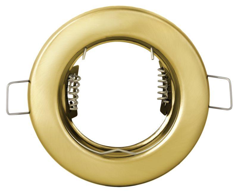 Светильник встраиваемый под лампу MR16 золото IEK LUVB0-GU05-1-K22 купить оптом выгодно Светильник встраиваемый под лампу MR16 золото IEK LUVB0-GU05-1-K22 оптом купить цена