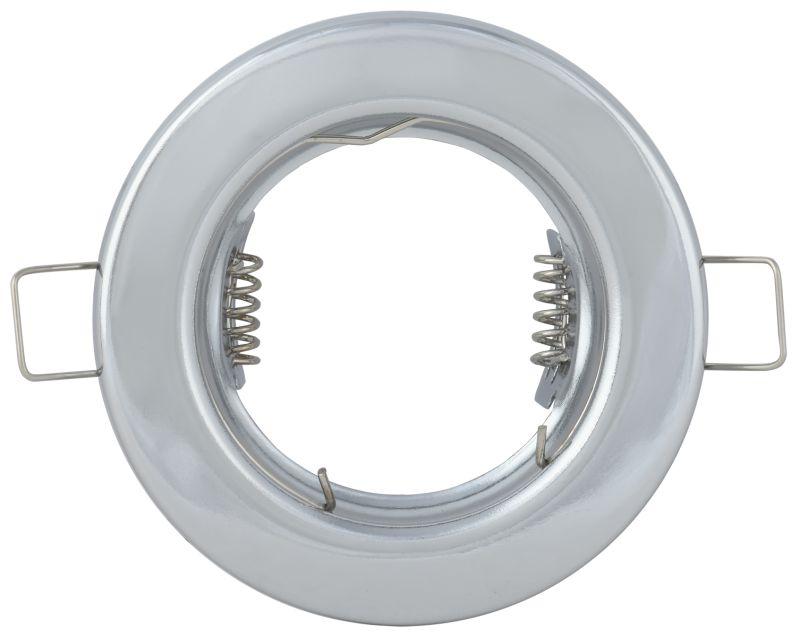 Светильник встраиваемый под лампу MR16 хром IEK LUVB0-GU05-1-K23 купить оптом выгодно Светильник встраиваемый под лампу MR16 хром IEK LUVB0-GU05-1-K23 оптом купить цена