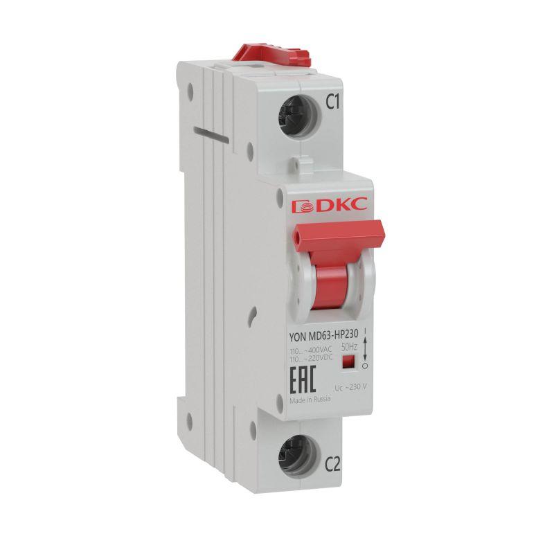 Расцепитель независимый 12…110В AC 12…60В DC YON MD63-HP24 купить оптом выгодно Расцепитель независимый 12…110В AC 12…60В DC YON MD63-HP24 оптом купить цена