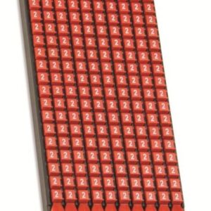 Маркер для кабеля 1.5-2.5мм символ "2" (уп.200шт) DKC MKF2S2 оптом купить цена