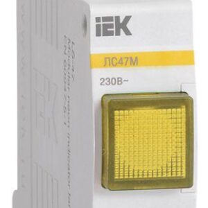 Лампа сигнальная ЛС-47М желт. IEK MLS20-230-K05 оптом купить цена