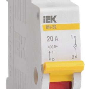 Выключатель нагрузки ВН-32 20А/1П IEK MNV10-1-020 оптом купить цена