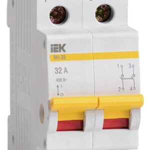 Выключатель нагрузки ВН-32 32А/2П IEK MNV10-2-032 оптом купить цена