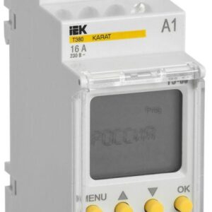 Таймер цифровой ТЭ80 16А 230В на DIN-рейку KARAT IEK MTA10-16-080 оптом купить цена