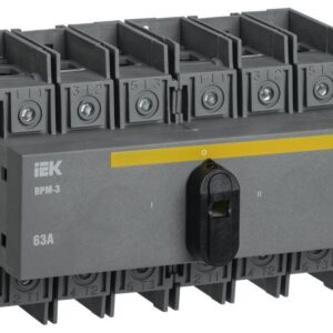 Выключатель-разъединитель модульный 3п 63А ВРМ-3 IEK MVR30-3-063 оптом купить цена
