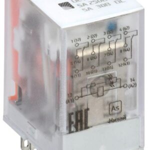 Реле интерфейсное ORM-1 4C 24В DC с LED и тест. кнопкой ONI ORM-1-4C-DC24V-L-B оптом купить цена