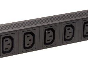 Блок розеток 8 мест PDU 19дюймов IEC320 C13 PH12-8C133 с LED выкл. алюм. профиль1U вход C14 без шнура ITK PH12-8C133 оптом купить цена