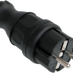 Вилка электрич. прям. ОМЕГА с заземл. IP44 ВБп3-1-0м каучук IEK PKR01-016-2-K02 оптом купить цена