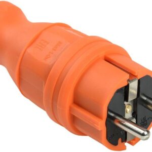 Вилка прямая ОМЕГА ВБп3-1-0м IP44 каучук оранж. IEK PKR01-016-2-K09 оптом купить цена