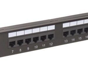 Патч-панель 1U кат.5E UTP 24 порта Dual IDC ITK PP24-1UC5EU-D05 оптом купить цена