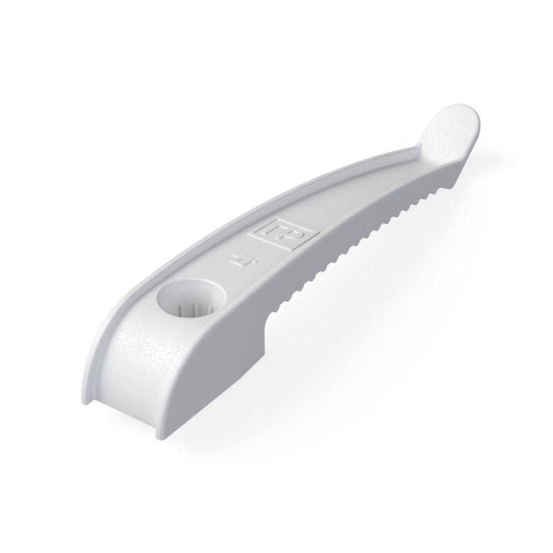 Держатель кабеля односторонний для прямого монтажа бел. (уп.20шт) Промрукав PR13.0385 купить оптом выгодно Держатель кабеля односторонний для прямого монтажа бел. (уп.20шт) Промрукав PR13.0385 оптом купить цена