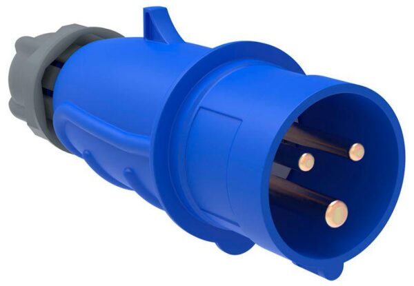 Вилка эл. каб. 32А 2P+PE 220В IP44 MAGNUM ССИ-023 IEK PSN01-032-3 оптом купить цена