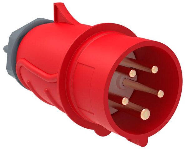 Вилка эл. каб. 32А 3P+PE+N 6ч/200/346-240/415В IP44 MAGNUM ССИ-025 IEK PSN02-032-5 оптом купить цена