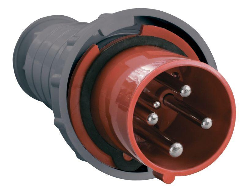 Вилка эл. каб. 63А 3P+PE 380В IP54 ССИ-034 IEK PSR02-063-4 купить оптом выгодно Вилка эл. каб. 63А 3P+PE 380В IP54 ССИ-034 IEK PSR02-063-4 оптом купить цена