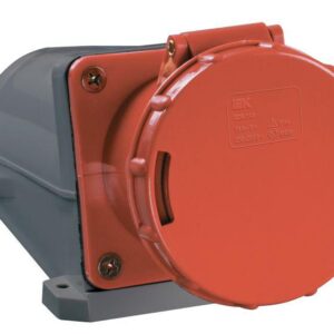 Розетка ОП 63А 380В 3P+PЕ ССИ-134 IP54 IEK PSR12-063-4 оптом купить цена