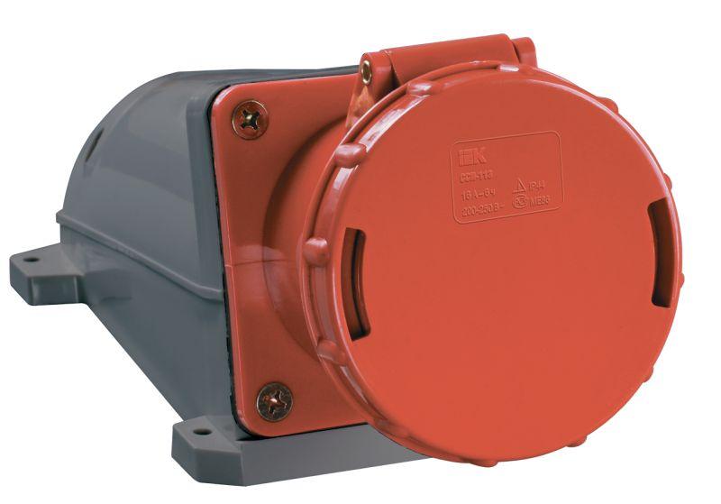 Розетка ОП 63А 380В 3P+PE+N ССИ-135 IP54 IEK PSR12-063-5 купить оптом выгодно Розетка ОП 63А 380В 3P+PE+N ССИ-135 IP54 IEK PSR12-063-5 оптом купить цена