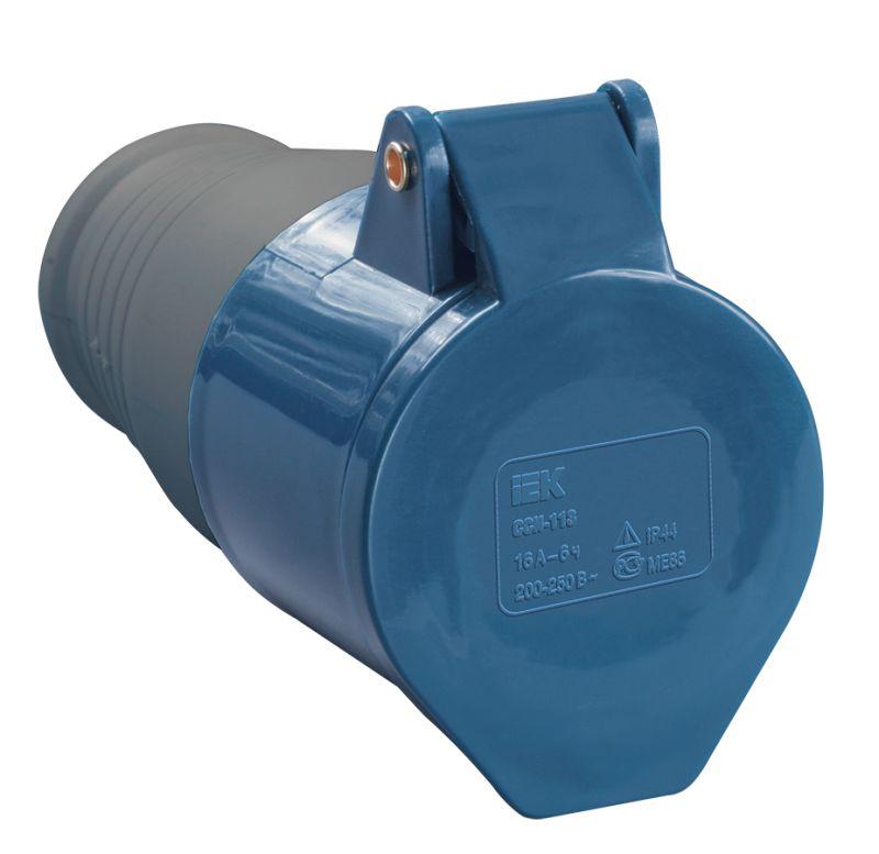 Розетка кабельная 32А 220В 2P+PE ССИ-223 IP44 IEK PSR21-032-3 купить оптом выгодно Розетка кабельная 32А 220В 2P+PE ССИ-223 IP44 IEK PSR21-032-3 оптом купить цена