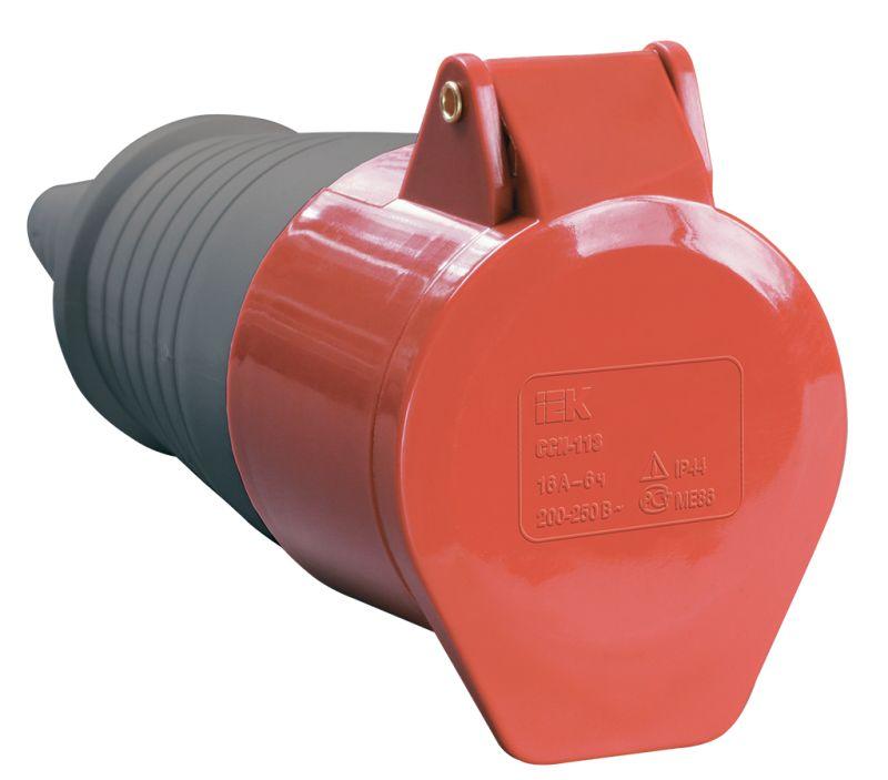 Розетка кабельная 32А 380В 3P+PE+N ССИ-225 IP44 IEK PSR22-032-5 купить оптом выгодно Розетка кабельная 32А 380В 3P+PE+N ССИ-225 IP44 IEK PSR22-032-5 оптом купить цена