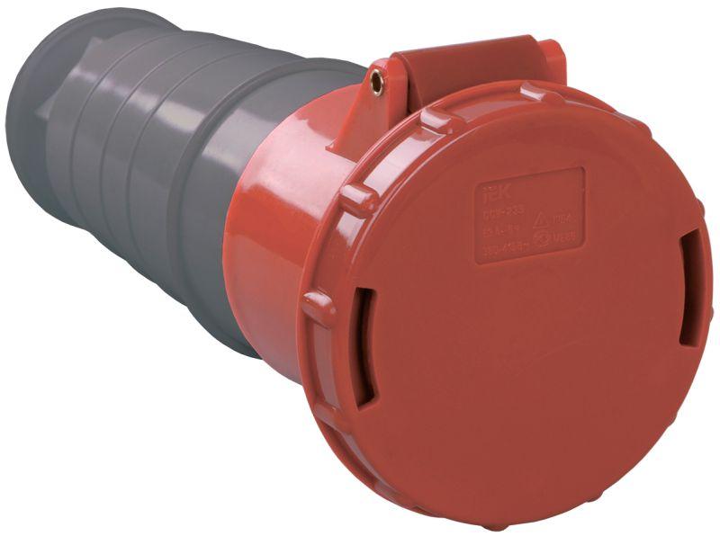 Розетка кабельная 63А 380В 3P+PE+N ССИ-235 IP54 IEK PSR22-063-5 купить оптом выгодно Розетка кабельная 63А 380В 3P+PE+N ССИ-235 IP54 IEK PSR22-063-5 оптом купить цена