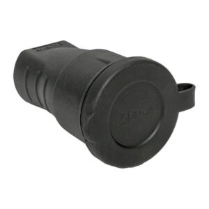 Розетка переносная 16А IP44 230В 2P+PE с защ. крышкой каучук Basic EKF RPS-012-16-230-44 оптом купить цена