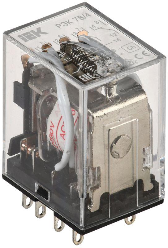 Реле РЭК 78-4 3А 220В AC IEK RRP20-4-03-220A купить оптом выгодно Реле РЭК 78-4 3А 220В AC IEK RRP20-4-03-220A оптом купить цена