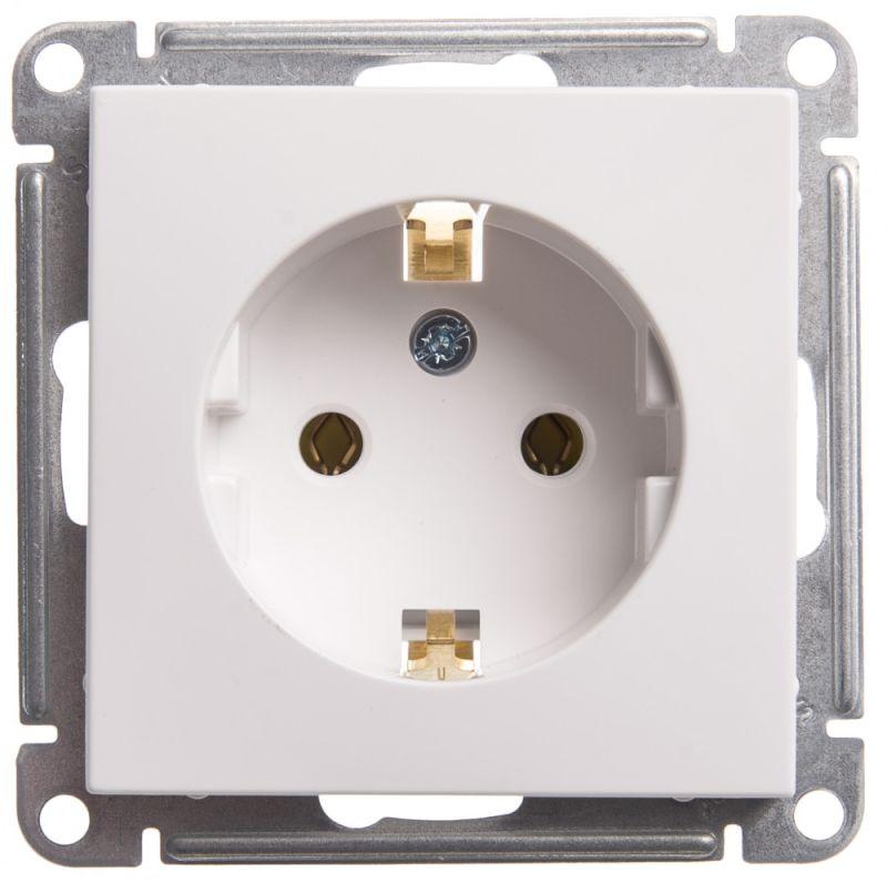 Розетка 1-м СП W59 16А IP20 с заземл. без защ. шторок механизм бел. SE RS16-154-1-86 купить оптом выгодно Розетка 1-м СП W59 16А IP20 с заземл. без защ. шторок механизм бел. SE RS16-154-1-86 оптом купить цена