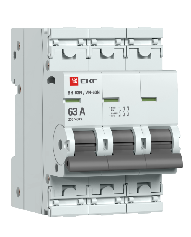 Выключатель нагрузки 3п 63А ВН-63N PROxima EKF S63363 купить оптом выгодно Выключатель нагрузки 3п 63А ВН-63N PROxima EKF S63363 оптом купить цена