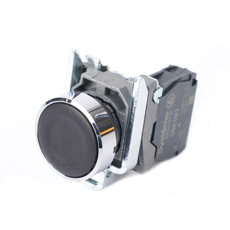 Кнопка модульная SB4 в сборе 22мм с возвратом металл 1НО черн. SE SB4BA21 купить оптом выгодно Кнопка модульная SB4 в сборе 22мм с возвратом металл 1НО черн. SE SB4BA21 оптом купить цена