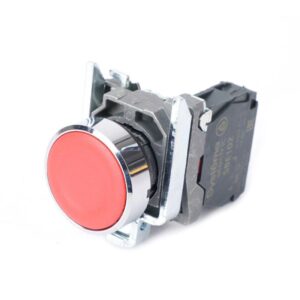 Кнопка модульная SB4 в сборе 22мм с возвратом металл 1НЗ красн. SE SB4BA42 оптом купить цена